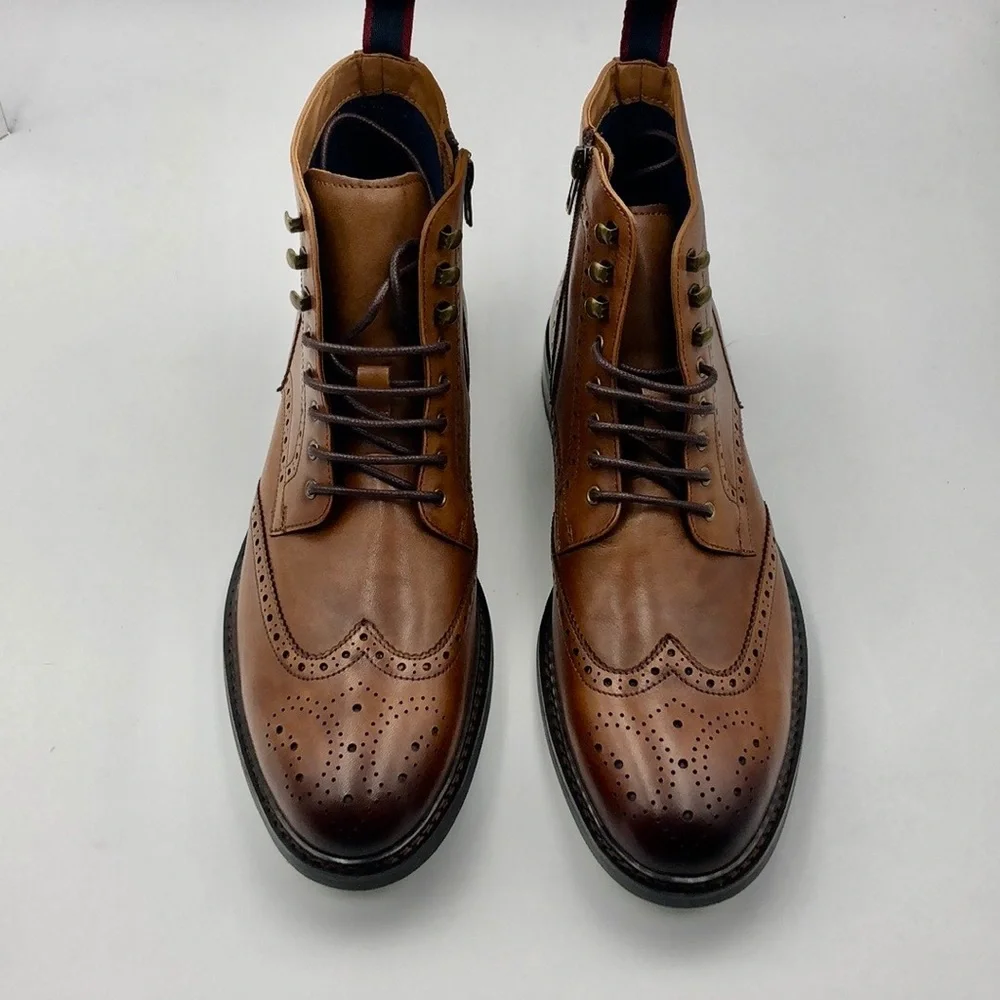 Dune Colonels Mens Brogue Ankle Boots